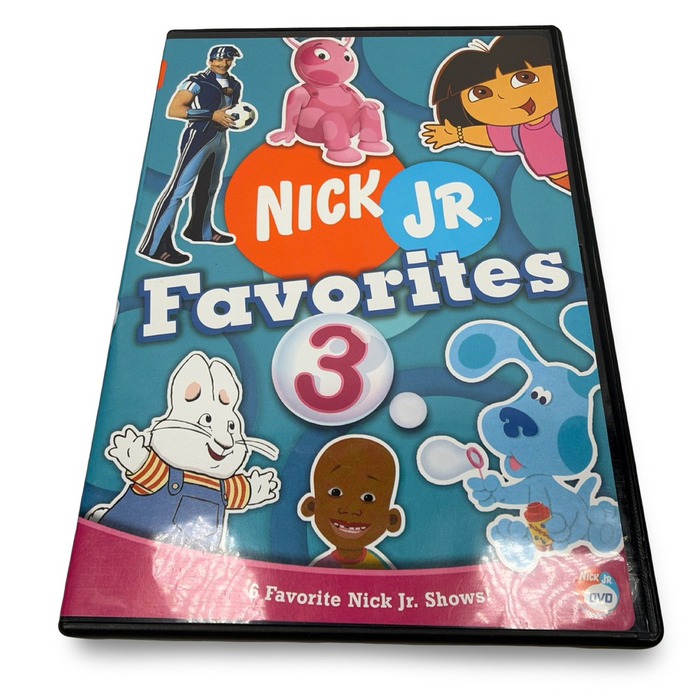 Nick Jr Favorites Vol 3 DVD 2006 Dora Blues Clues Backyardigans 097368895140